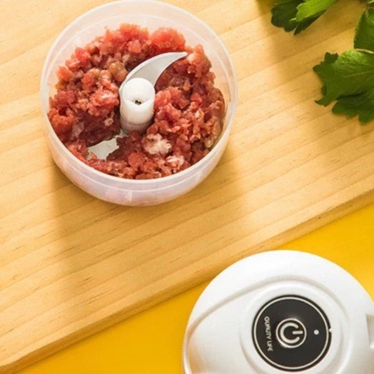 Mini Processador Elétrico Moedor Carne e Vegetais