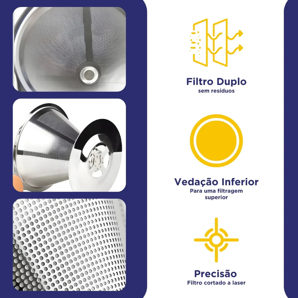 Filtro De Café Inox