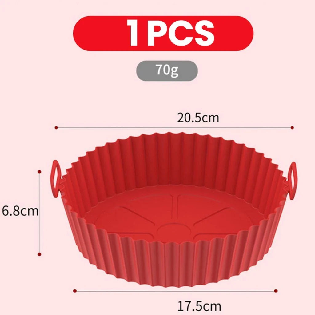 KIT 5 Forma De Silicone Para Air Fryer
