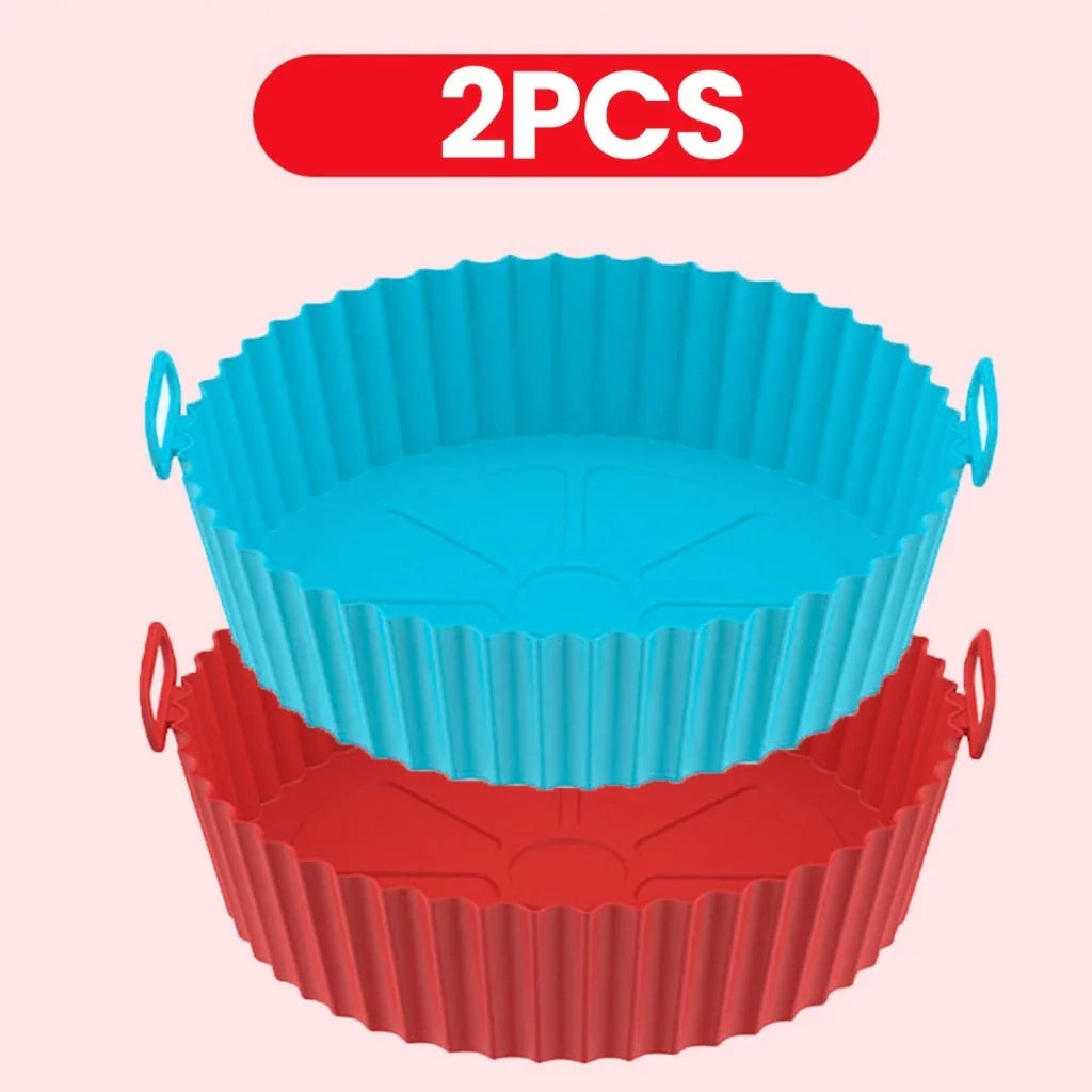 KIT 5 Forma De Silicone Para Air Fryer