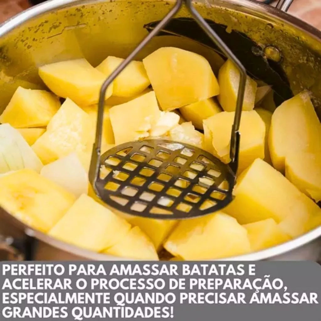 Kit 03 Peças de Amassadores em Inox