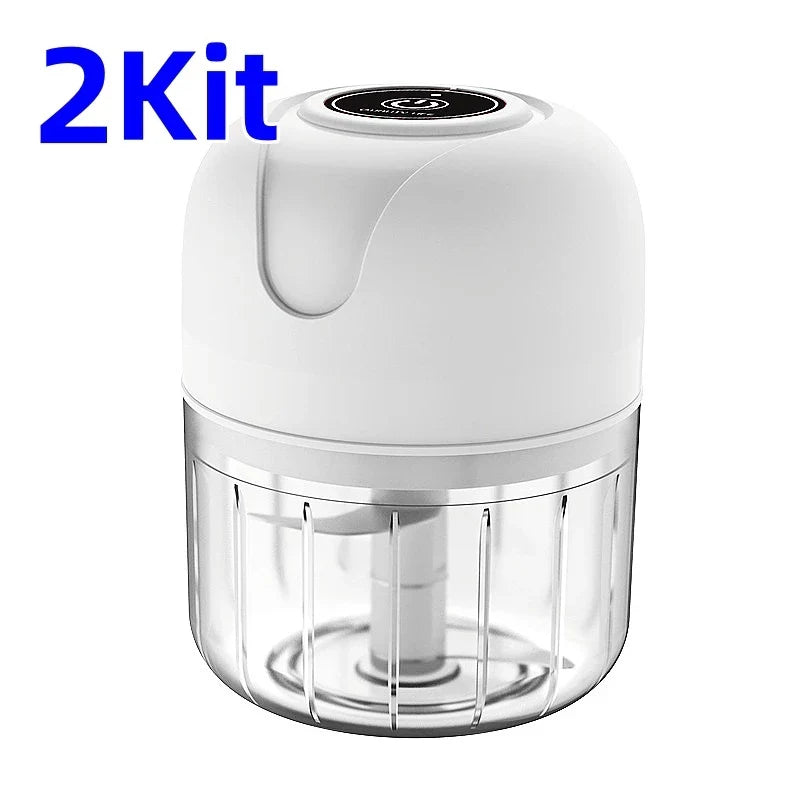 Mini Processador Elétrico Moedor Carne e Vegetais