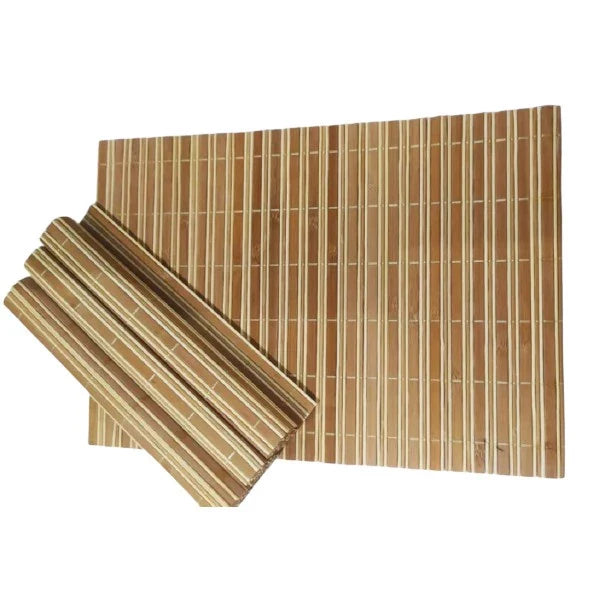 Kit Jogo Americano Bambu Caramelo