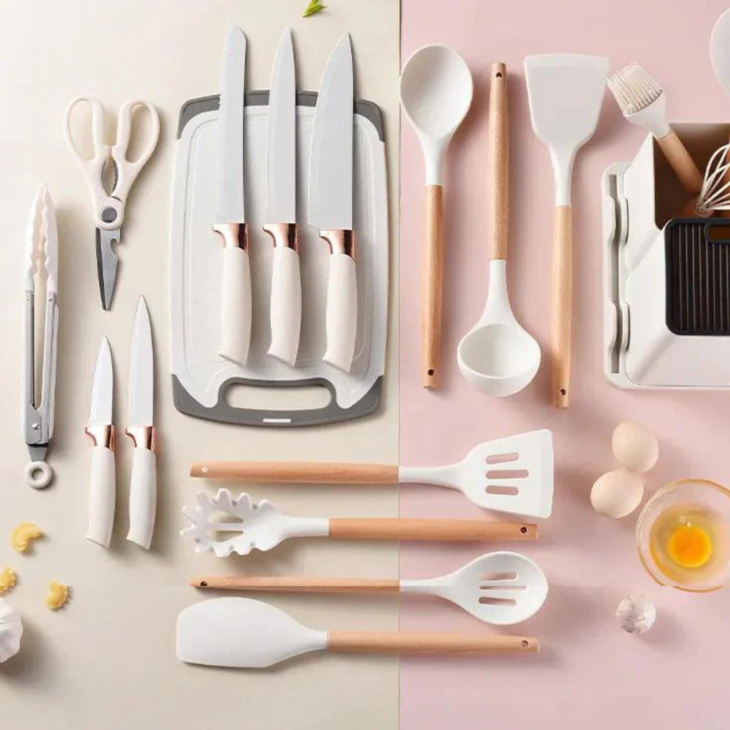Kit Completo Jogo Utensílios de Cozinha