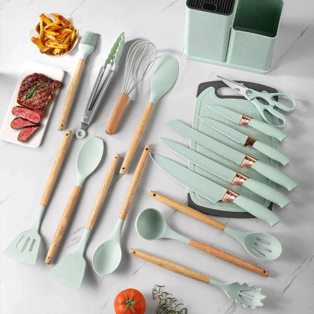 Kit Completo Jogo Utensílios de Cozinha