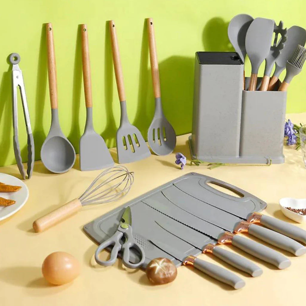 Kit Completo Jogo Utensílios de Cozinha