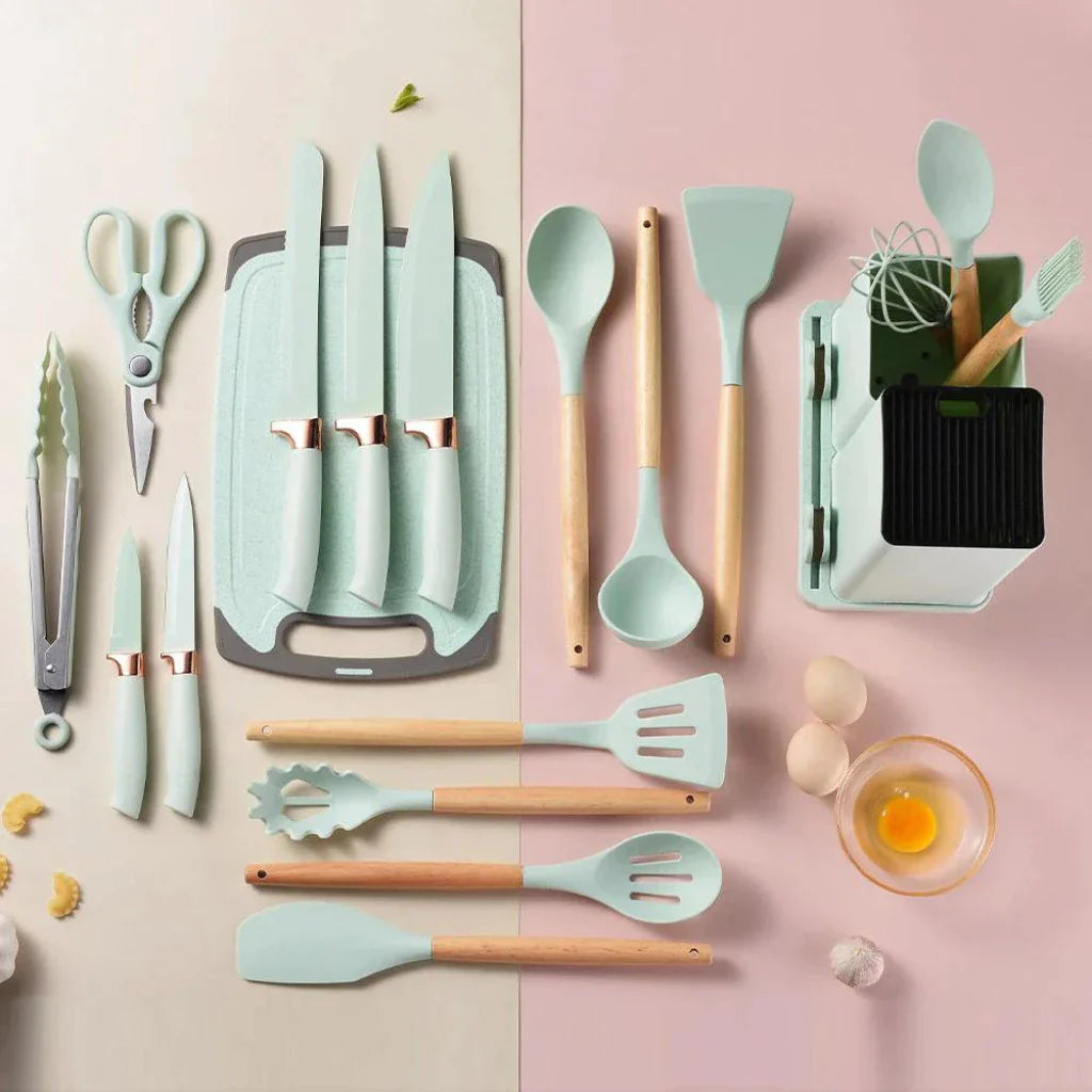 Kit Completo Jogo Utensílios de Cozinha