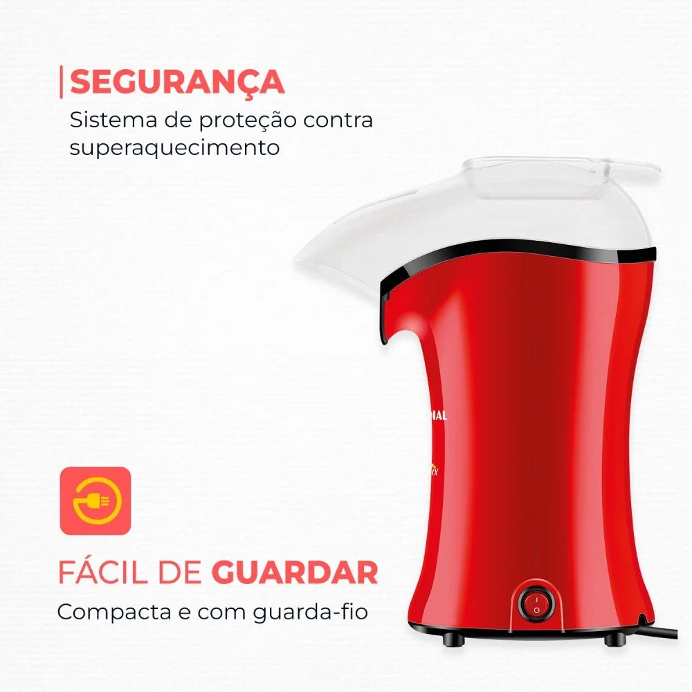 Pipoqueira Elétrica Com Bico Direcionador