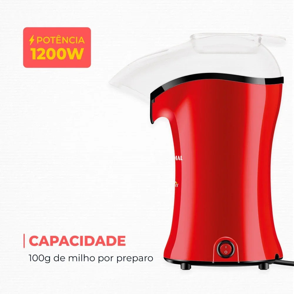 Pipoqueira Elétrica Com Bico Direcionador