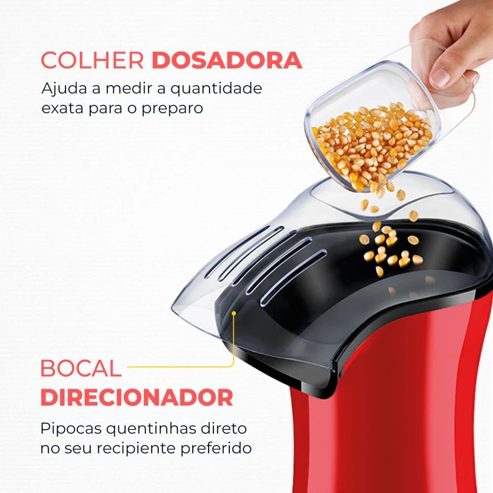 Pipoqueira Elétrica Com Bico Direcionador