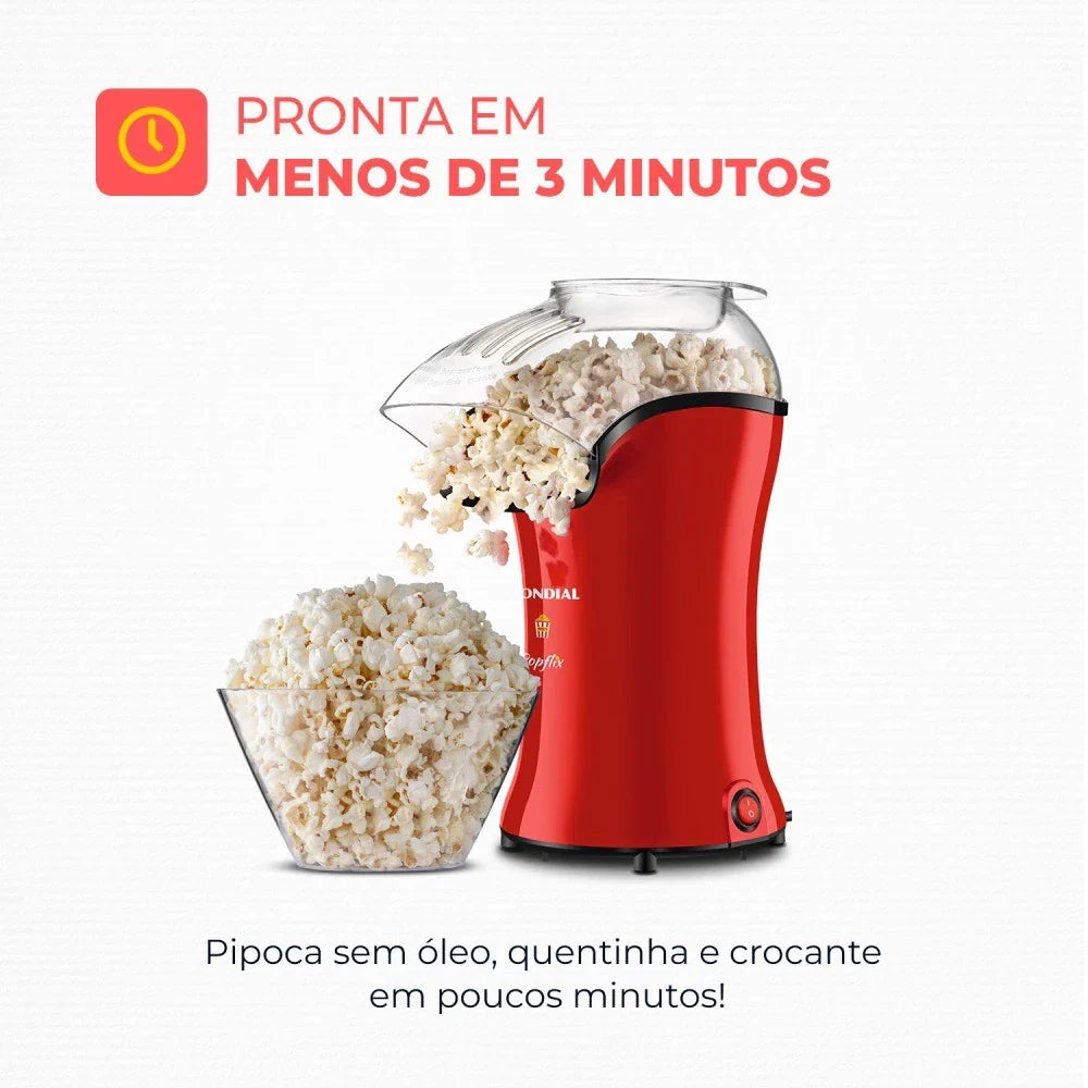 Pipoqueira Elétrica Com Bico Direcionador
